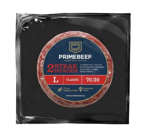 Стейк бургер Классик, заморозка 390 гр