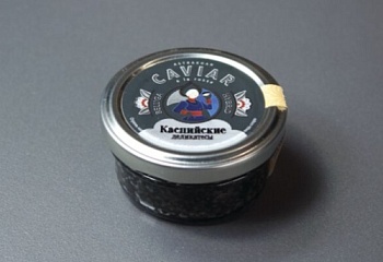 Икра осетровая "BELUGA" (гибрид) стеклянная банка 50 г